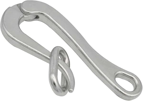 100mm Pelikanhake og Øye med Hurtigkobling Rustfritt Stål 316 Marine Båt