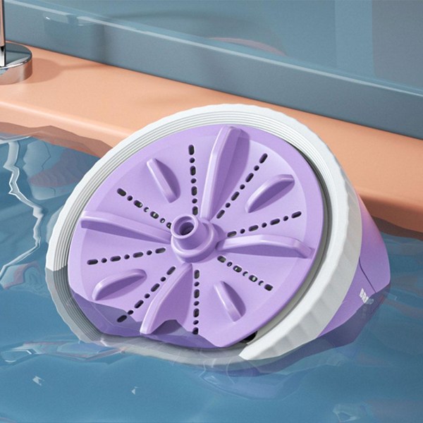 Mini Portable Washer USB -driven 3 Timing Modes Underkläderssockor purple standard edition