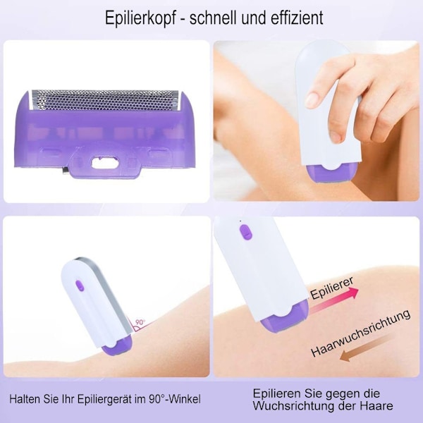Laser Epilator Kipua Vailla Hårpoisto Bikinitrimmeri USB Partakone