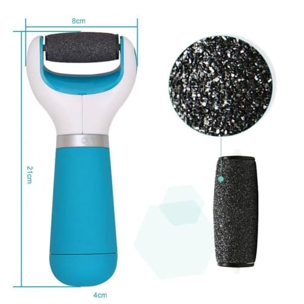 Fotfil elektrisk + 2 ruller rosa Det beste pink
