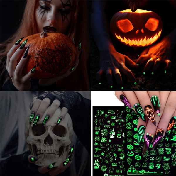 Halloween-kynnet, Tekokynnet naisille ja tytöille style 2