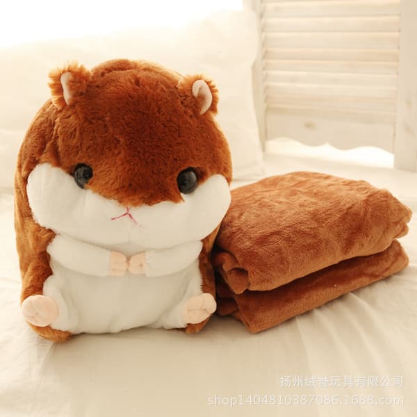 Plys hamster krammedyr legetøj 24,6 cm