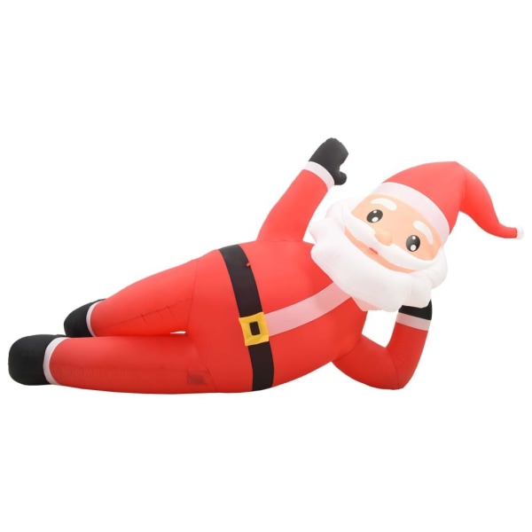 vidaXL Uppblåsbar jultomte LED IP44 röd 360 cm XXL red