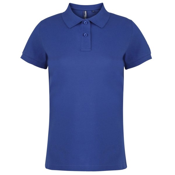 Asquith & Fox Yksivärinen lyhythihainen pikeepaita naisille/naisille R Royal 2XL