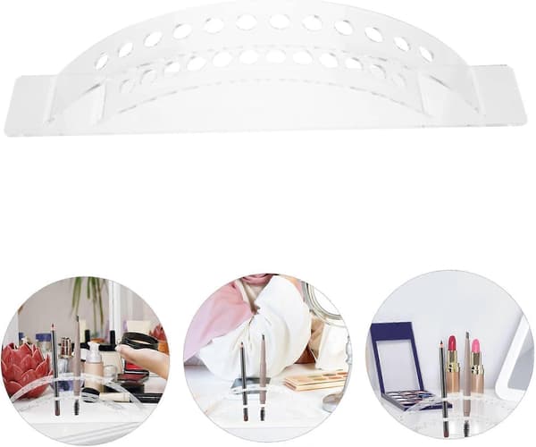 Display Stand Makeup Børsteholder Pen Organizer Rack Pen Display Stand Penholder Penholder Blyantholder Til Skrivebord Makeup Børsteholder