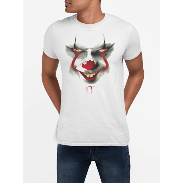 Pennywise t-shirt - Vit Halloween M m