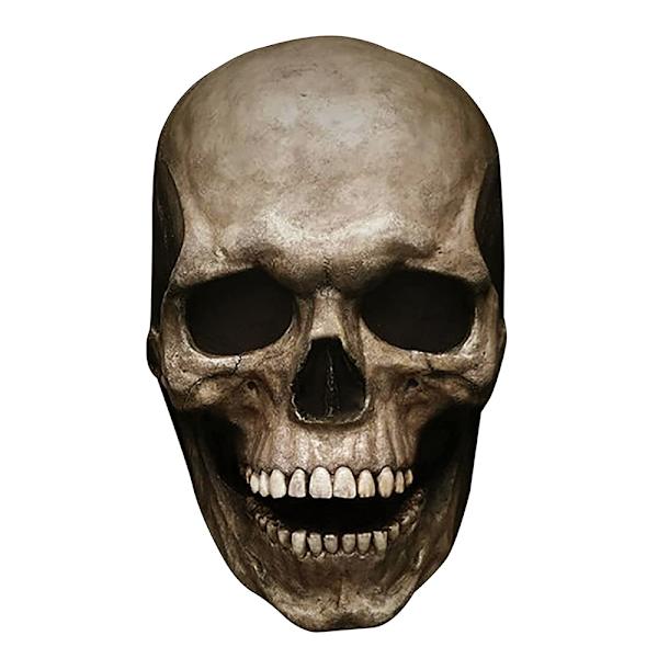 Halloween Voksen Latex Maske 3D Helhoved Skelet Maske Kranie dark color