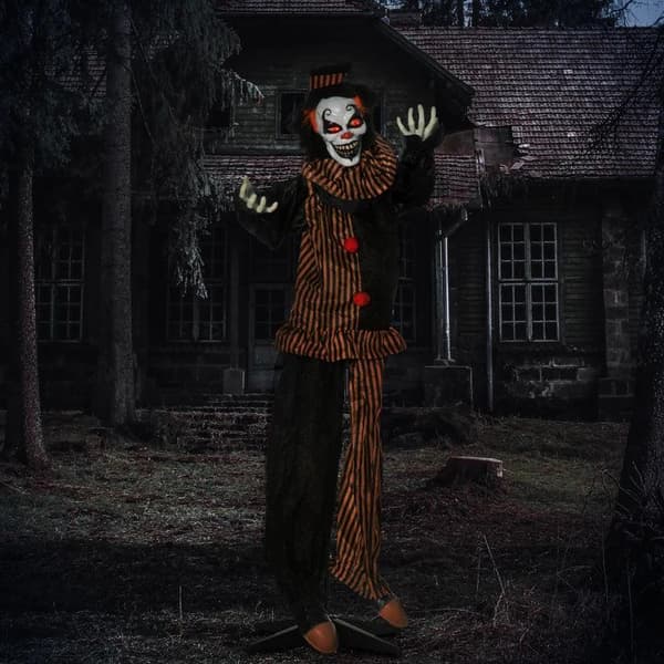 Rootz Halloween-dekoration - Horror klovn med specialeffekter og