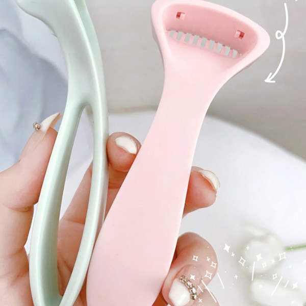Kvinder Hårfjerner Smertfri Barbermaskine Bikini Ben Underarm Krop Tr Pink