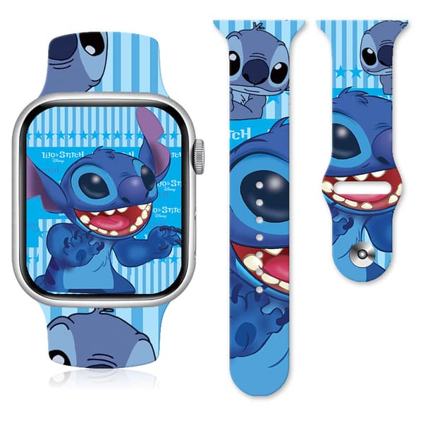 #Stitch dukke animation print kompatibel med Apple Watch rem#