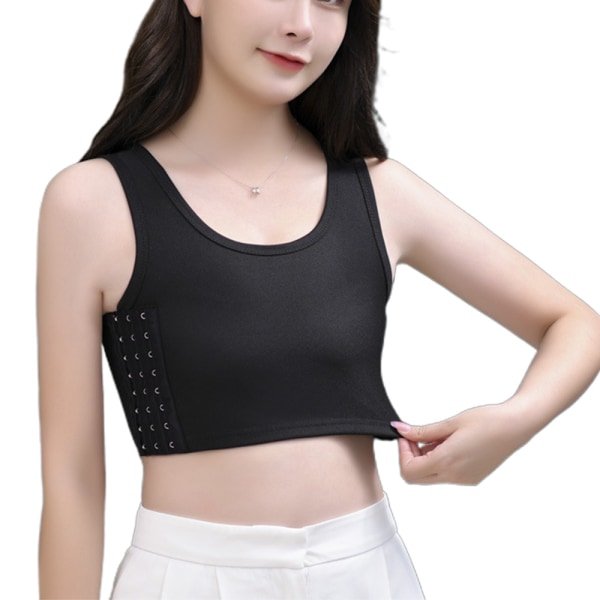 Damer Andas Binder Kort Korsett Vest Sport BH Linne black XL