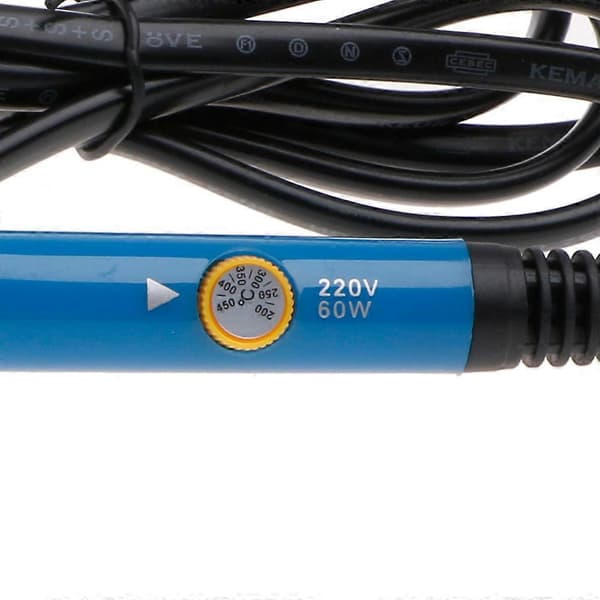 220V 60W Justerbar Temperatur Loddebolt Sveisepistol Varmepenn EU