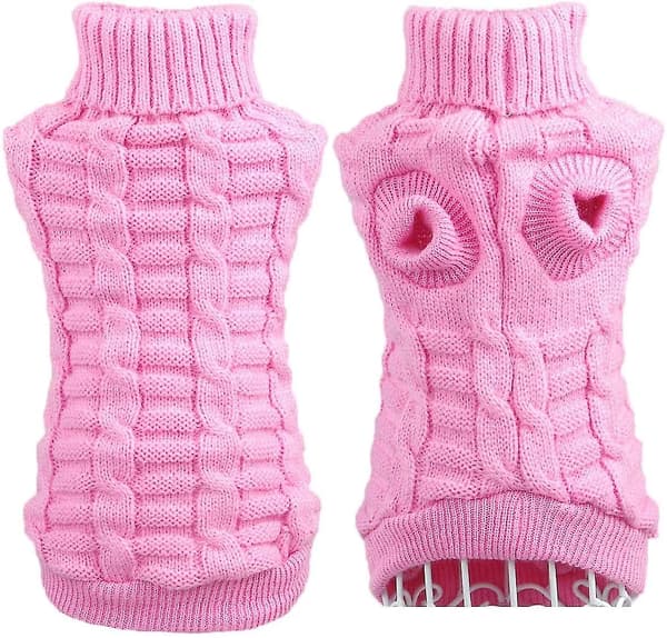 XSPink-Pet Cat Sweater Kattungeklær for små katter