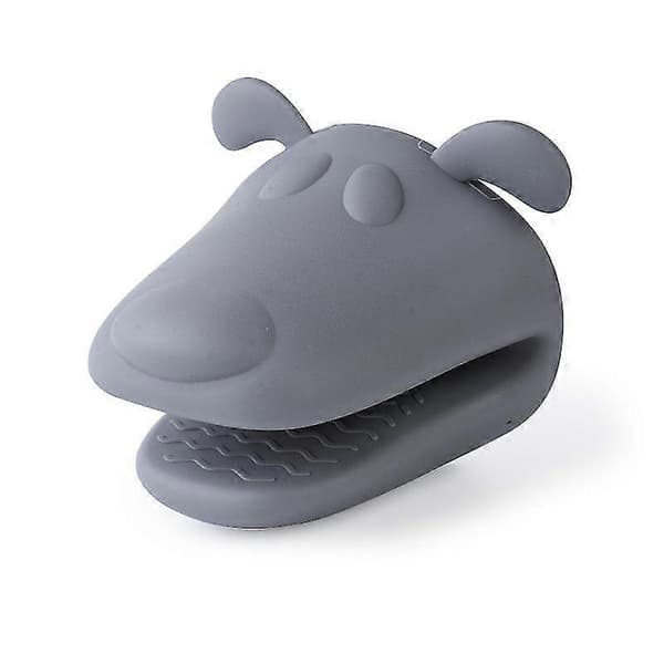 Mini ovnshansker - BPA-fri silikon, varmebestandig (2 stk, grå)