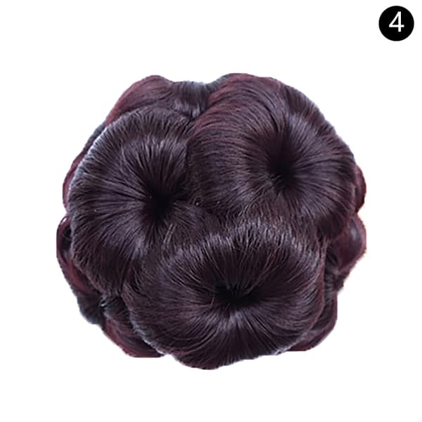 Synthesis Claw Clip Chignon Extension Clip Hårstycke lockigt hår 5