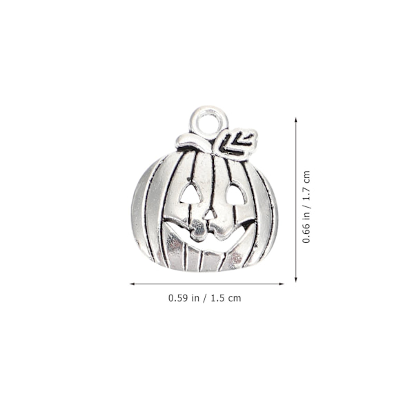100 st Halloween hänge Berlocker Pumpa Berlocker Halloween present Halloween Berlocker
