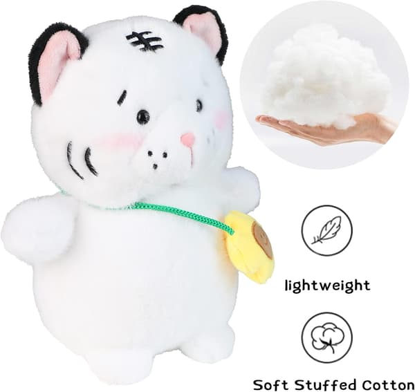Tiger krammedyr dukke, blød plys Bunny Panda Tiger Legetøj