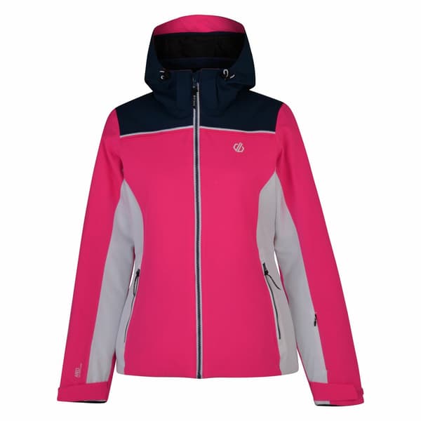 Dare 2b Dam/Dam Validate Waterproof Ski Jacket  Cyber Cyber Pink/Blue Wing 8 UK