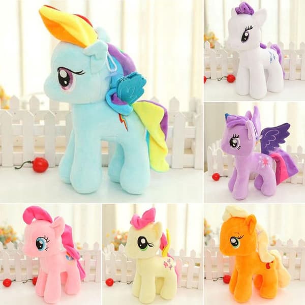 25CM My Little Pony Unicorn Leke BLÅ blue