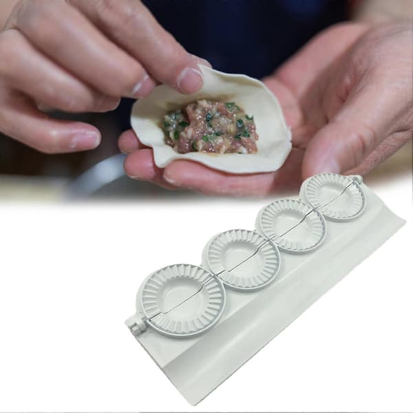 Dumpling Maker Anti-deformert Hurtigutløsende Plast Potet Ost Ravioli Form for Kantine