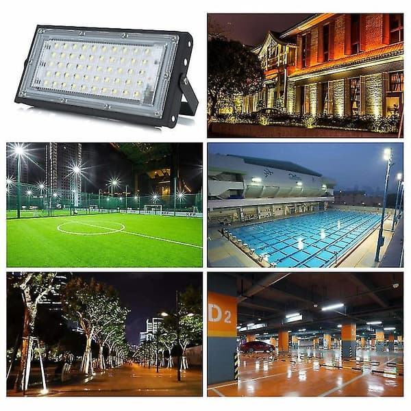 50w Ip65 vanntett utendørs LED flomlys Cool White