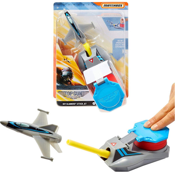 2-Pack Mattel Sky Slammers Top Gun Maverick Attack Jet Flygplan multicolor
