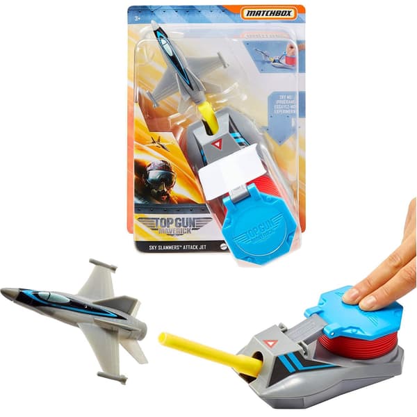 2-Pakning Mattel Sky Slammers Top Gun Maverick Attack Jet Fly multicolor