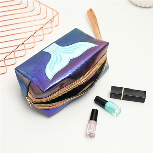 Havfruehale Kosmetiktaske Makeup Opbevaringstaske NAVYBLÅ