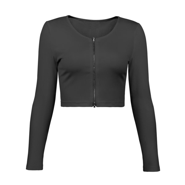 Dame-topp sexy langermet skjorte med V-hals Høst Twist Front