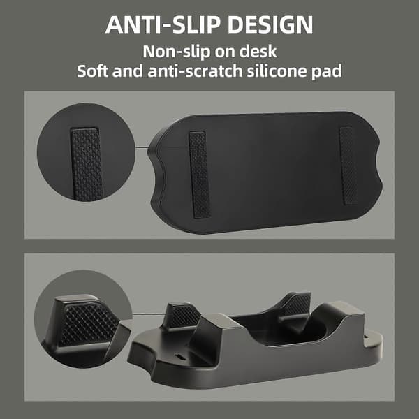 Mobiilipuhelimen näytön säilytysteline musta pidike Steam Deck Switchille