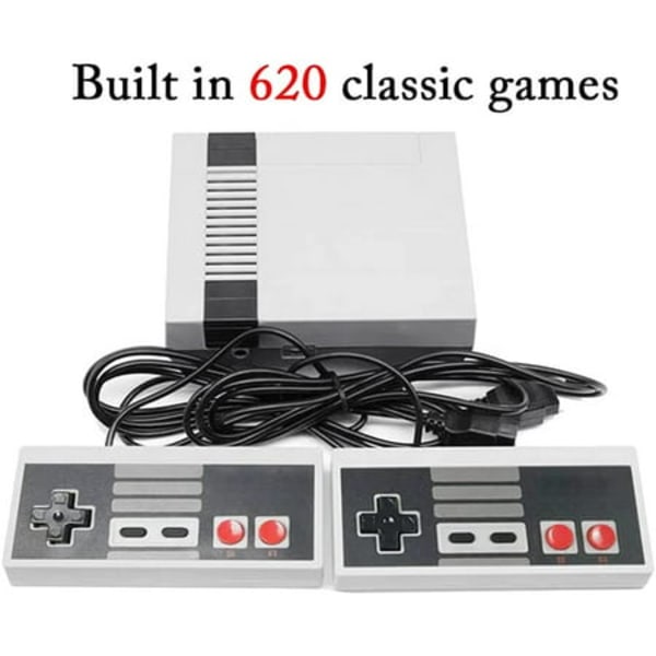 620 Retro Game Console Mini Classic Game System med 2 NES-klasser