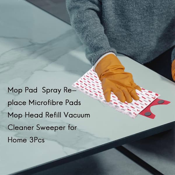 Moppepude til Ultramax 2 i 1 Spray Udskift Mikrofiberpuder Refill Støvsuger Fejemaskine til Hjemmet 3 stk