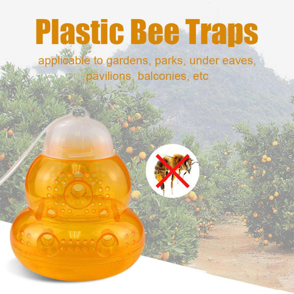 Getingfälla fångare, bifälla, utomhus geting avskräckande Killer Inse Orange One-size