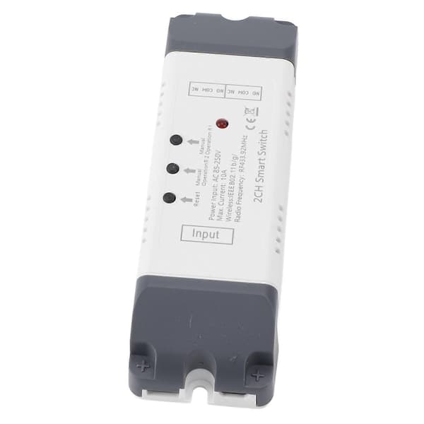 Trådløs fjernkontrollmodul 2200W 3 modus 2 kanaler 433.92mhz Timer Trykk Lås Fjernkontrollmodul 85V