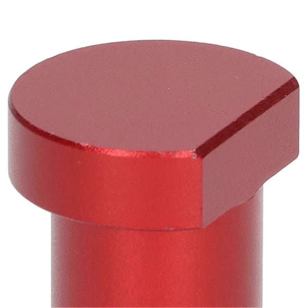 4 STK Trebearbeiding Skrivebord Begrensningsblokker Multifunksjonelle Benkstopper 20 mm Diameter Rød