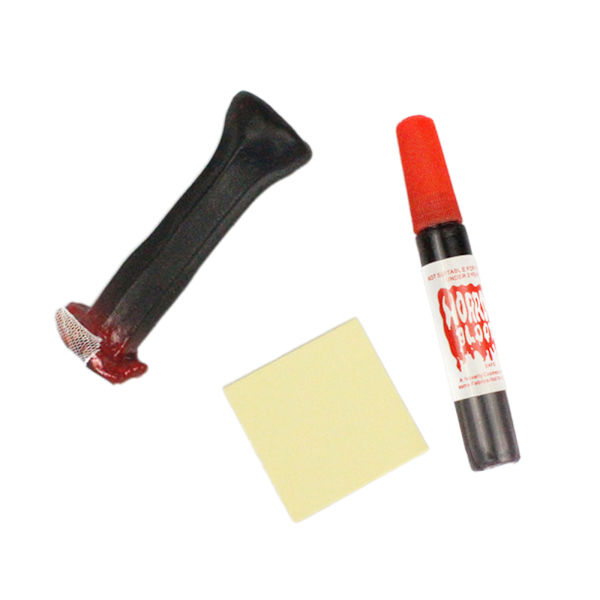Halloween Bloody Scars Patch Set Zombie-tema Fest Fotorekvisita Dekormaterial för Halloween Flickor Pojkar Makeup Party Short nail wound - A