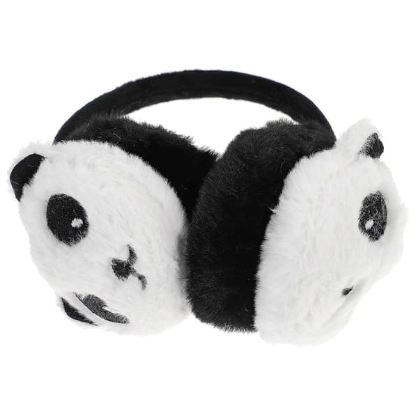 1 st Barnöronmuffar, Tecknad Panda, Plysch, Vinter, Öronskydd