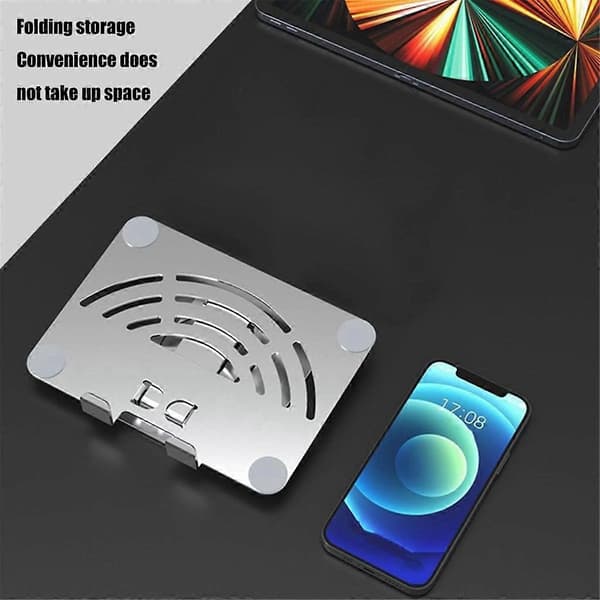 360 Roterende Tablet Stand Aluminiumlegering Kulstofstål Desktop Tablet Stand til Tablet Telefon Stand Inden for 12,9 Tommer A