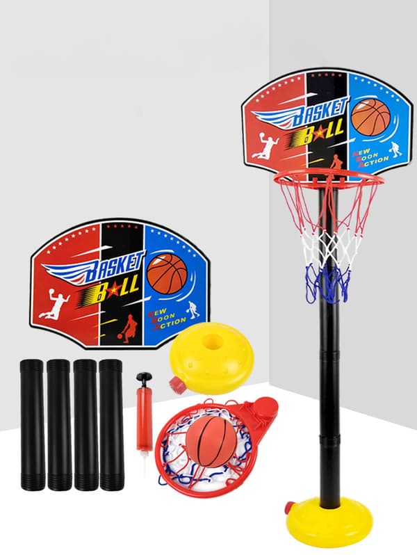 Justerbar höjd Basket Hoop Stand Set för barn 1 Set