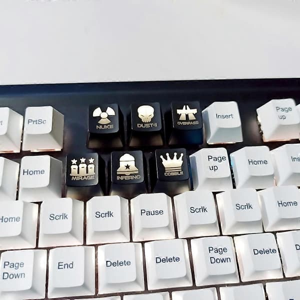 Brugerdefinerede tastehætter, velegnet til mekaniske tastaturer, OEM-profil ABS-tastehætter