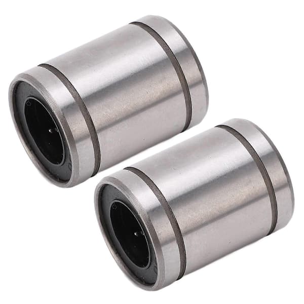 2 stk sylinder lineær bevegelse kulelager ID 16mm OD 28mm LM16UU for CNC 3D-skriver