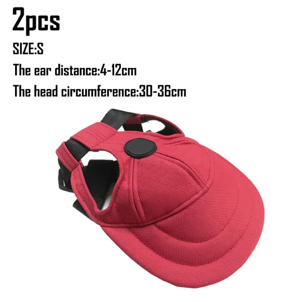 Pet Dog Baseball Cap Sport Cap Hatt Utendørshatt Solbeskyttelse mix style2