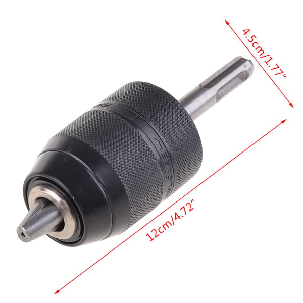 Heavy Duty Professional 2-13 mm 1/2-toms SDS-Plus-adapter med borchuck
