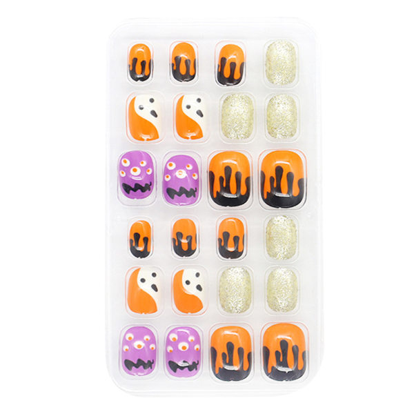 Falska naglar Långa falska naglar på naglar Resin Stick On Nails 12 Style 6