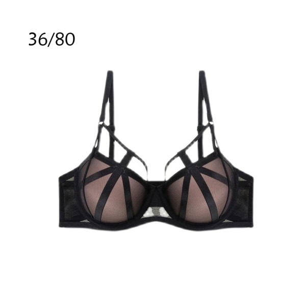 Naisten rintaliivit Mesh-alusvaatteet Deep-V Push Up -rintaliivit 36/80AB