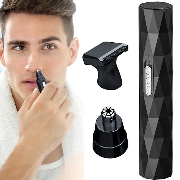 2i1 Laddbar Näshårs-  / Öronhårstrimmer / Trimmer black