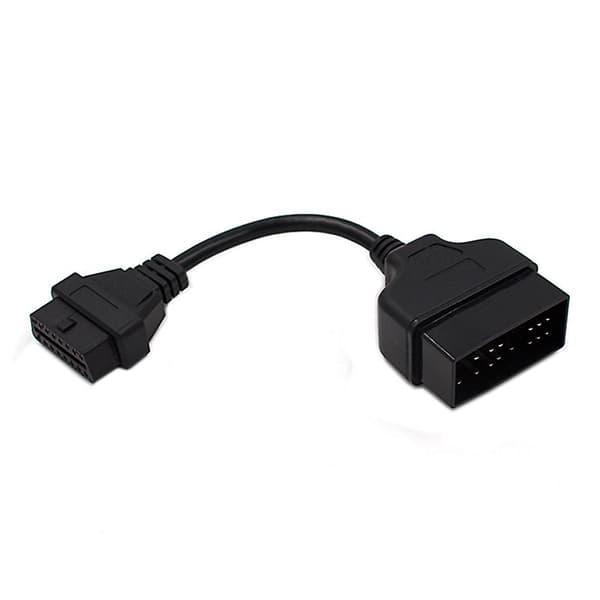 For 22-pin til 16-pin hunnkontaktadapterkabel for 22-pin OBD II OBD diagnosekabel