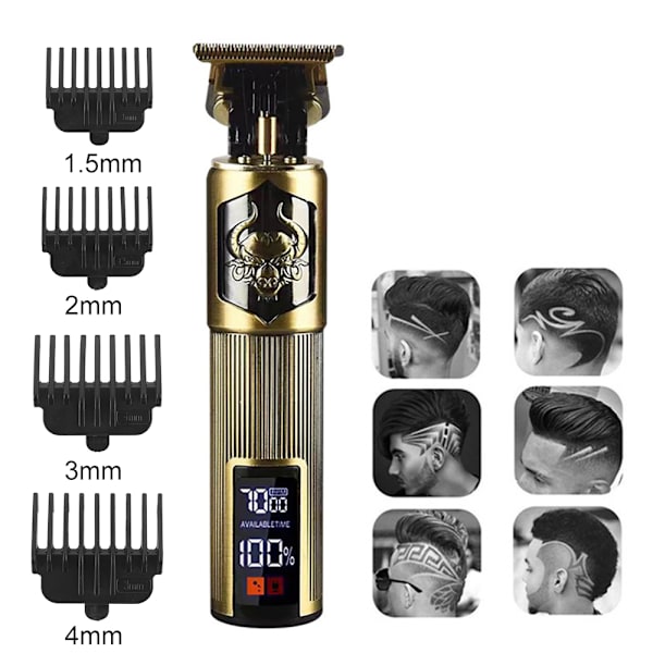 Effektfull Hög Kvalitet LED Rakapparat / Trimmer TORN