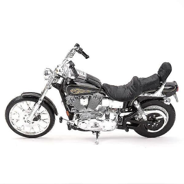 1:18 Harley-Davidson 1997 FXDWG Dyna Wide Glide Trykstøbte Køretøjer Samlerobjekter Motorcykel Model Legetøj