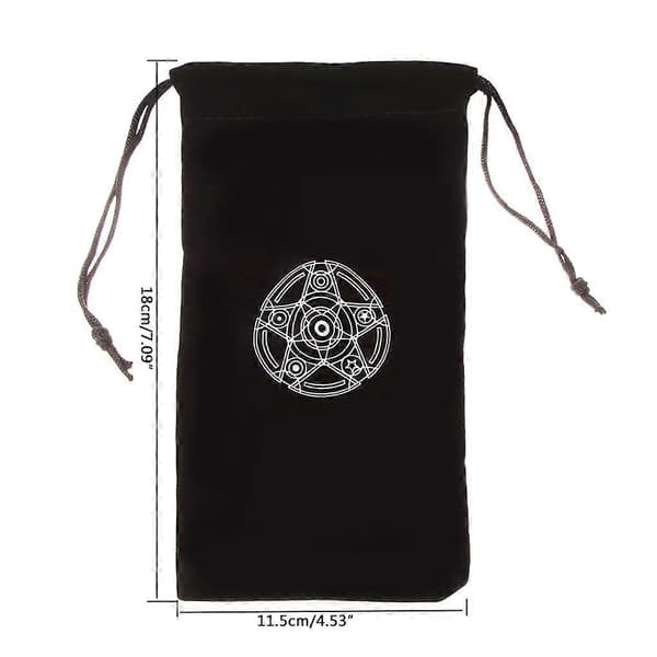 Tarotkort Spådomsväska Spel Dragskoförpackning Altare Tarotlåda